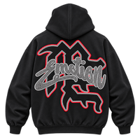 EMOTION ANGEL HOODIE — BLACK — DORSO