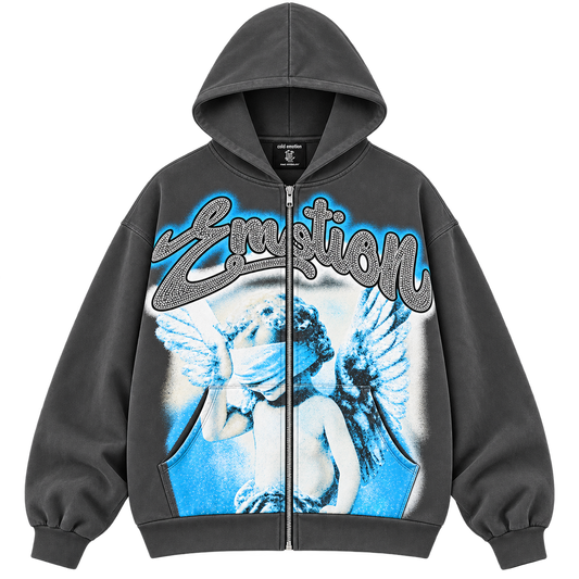 EMOTION ANGEL HOODIE — GRAPHITE