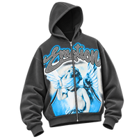 EMOTION ANGEL HOODIE — GRAPHITE — DETALLE